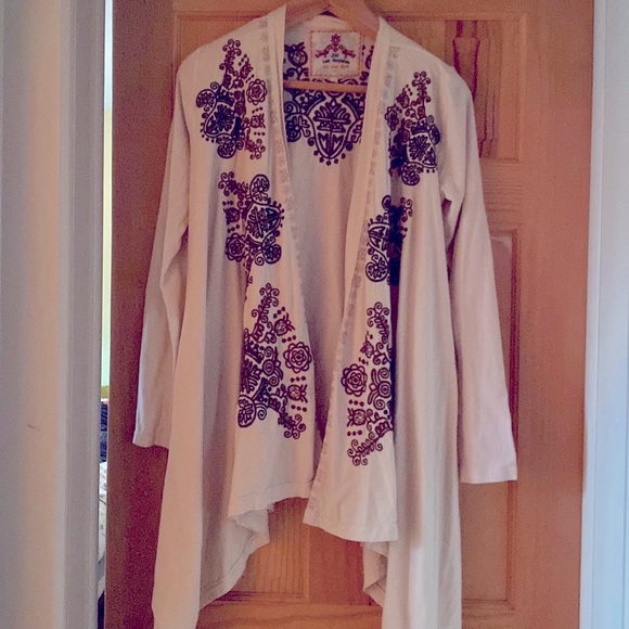 Johnny Was | Open Draped Cardigan - Picture 2 of 4